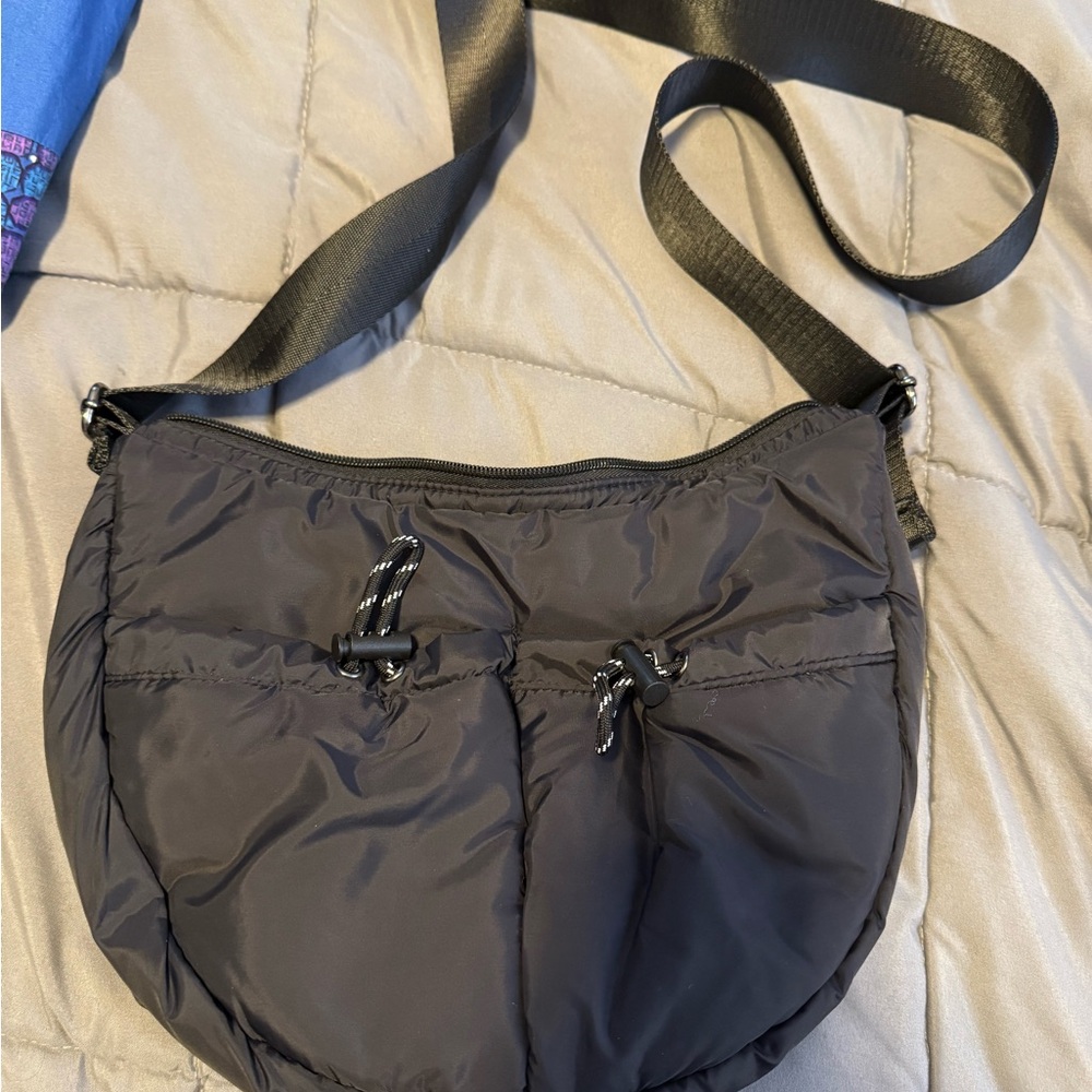 Rad rev half moon Black Crossbody Bag